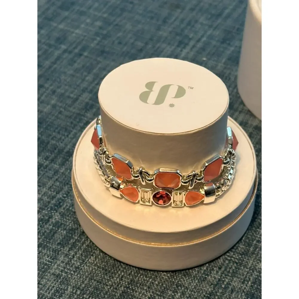 Bomb Party jewelry, give it a pop of color lab created stones with silver accent - Picture 6 of 6